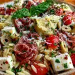 Italian Antipasto Orzo Salad - featured image