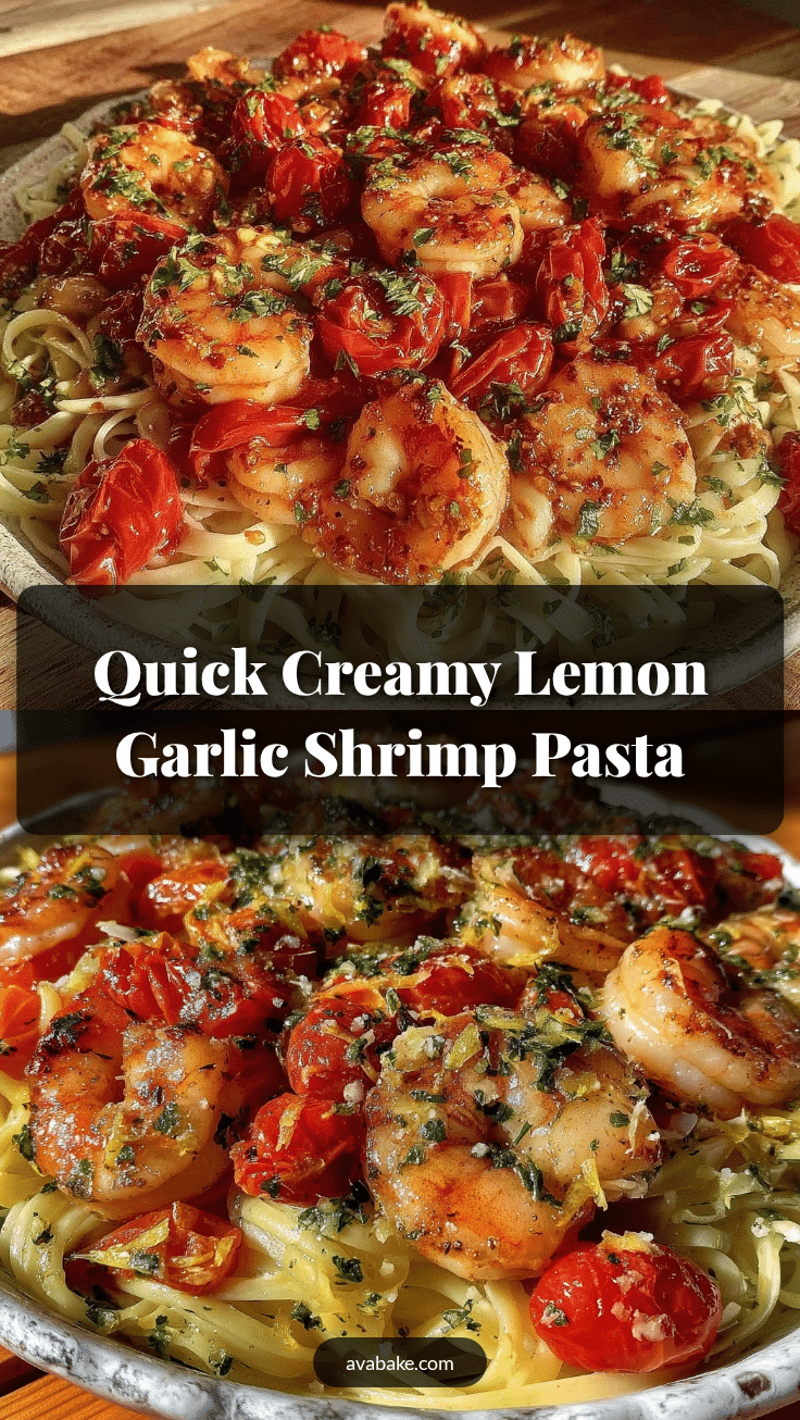lemon garlic butter shrimp pasta recipe