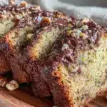 moist banana zucchini bread - featured image