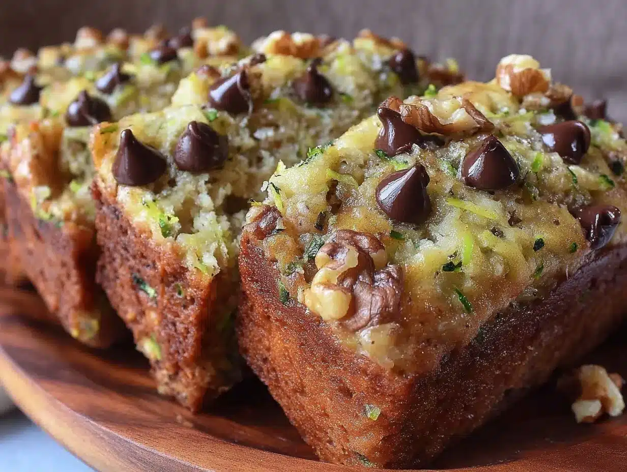 moist banana zucchini bread preparation steps