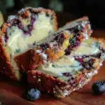 moist blueberry lemon zucchini bread - featured image
