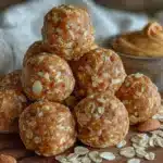 no-bake peanut butter oat energy bites - featured image