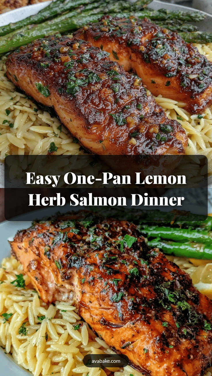 one-pan lemon herb salmon recipe