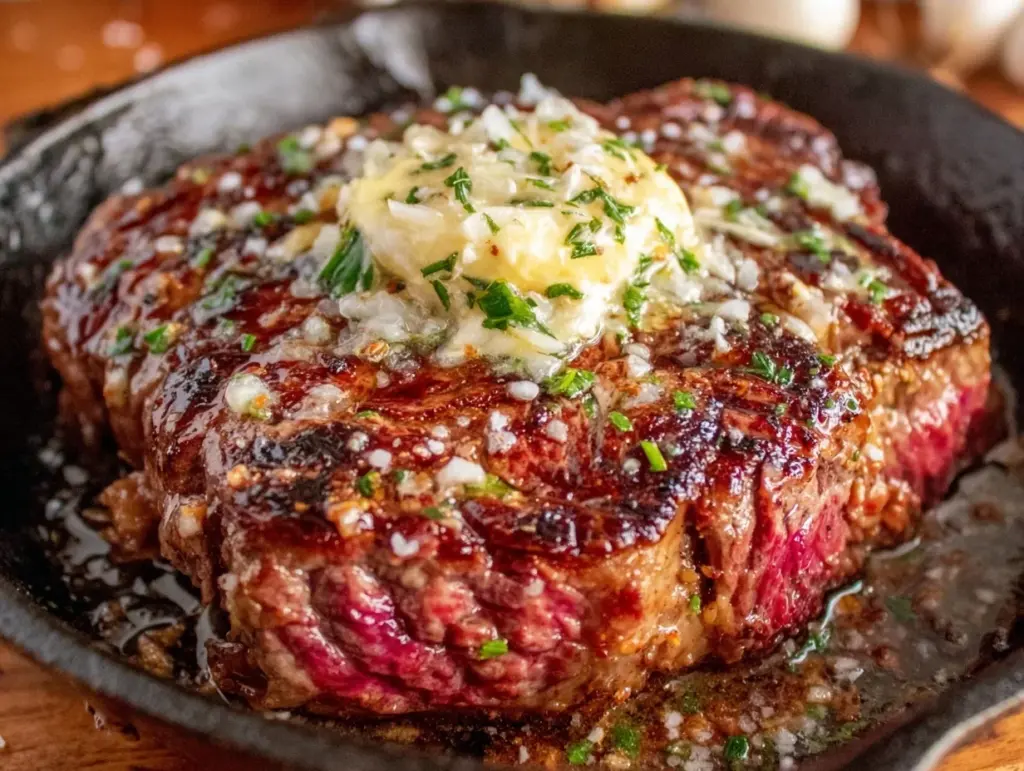 perfect cast iron ribeye steak - featured image
