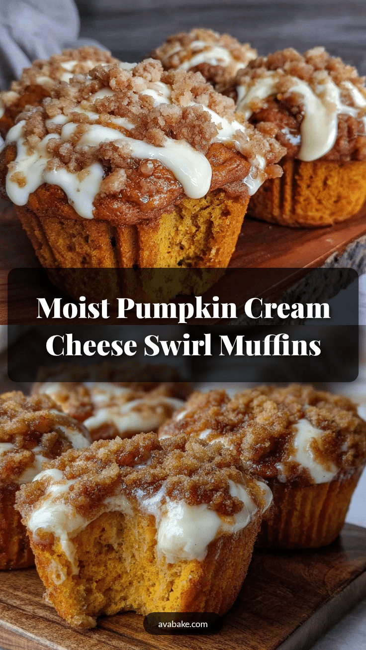 pumpkin cream cheese swirl muffins recipe