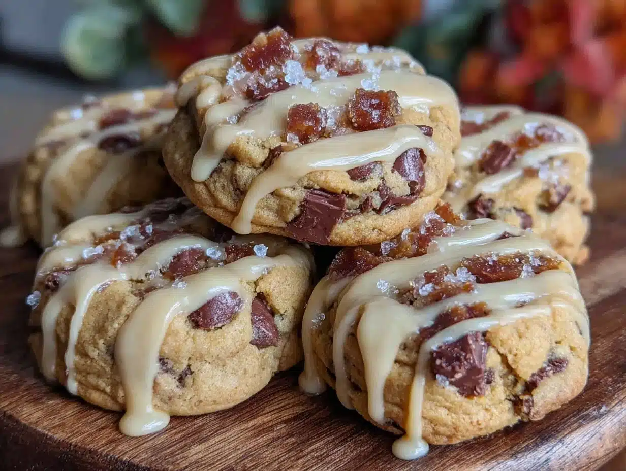 pumpkin spice chocolate chip cookies - featured image