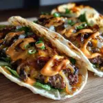 savory smash burger tacos - featured image