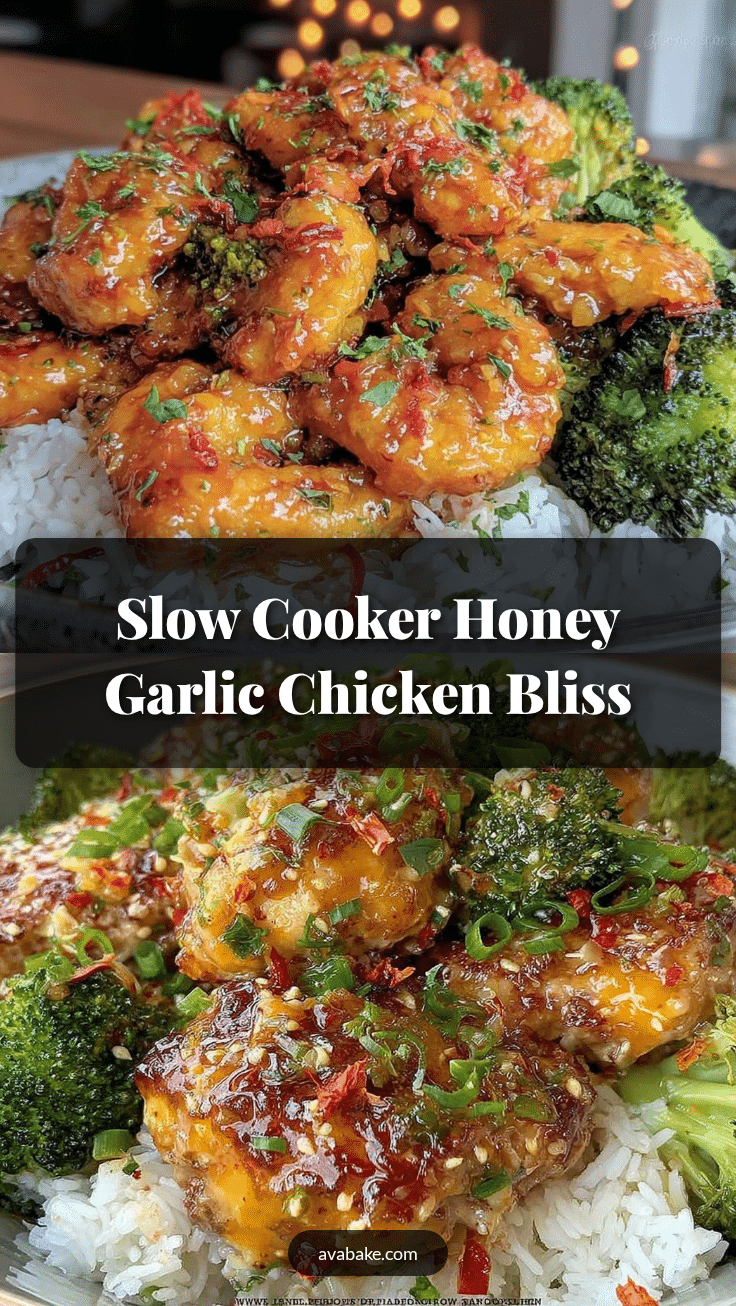 slow cooker honey garlic chicken recipe