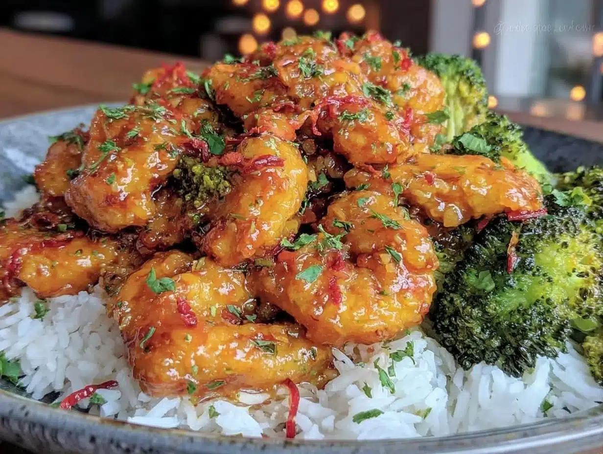 slow cooker honey garlic chicken - featured image
