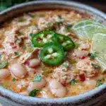 slow cooker white bean chicken chili - featured image