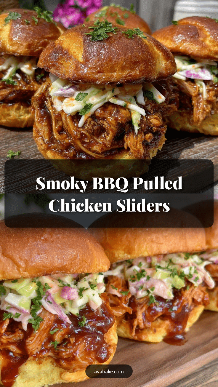 smoky bbq pulled chicken sliders recipe