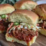 smoky chipotle bbq pulled pork sliders - featured image