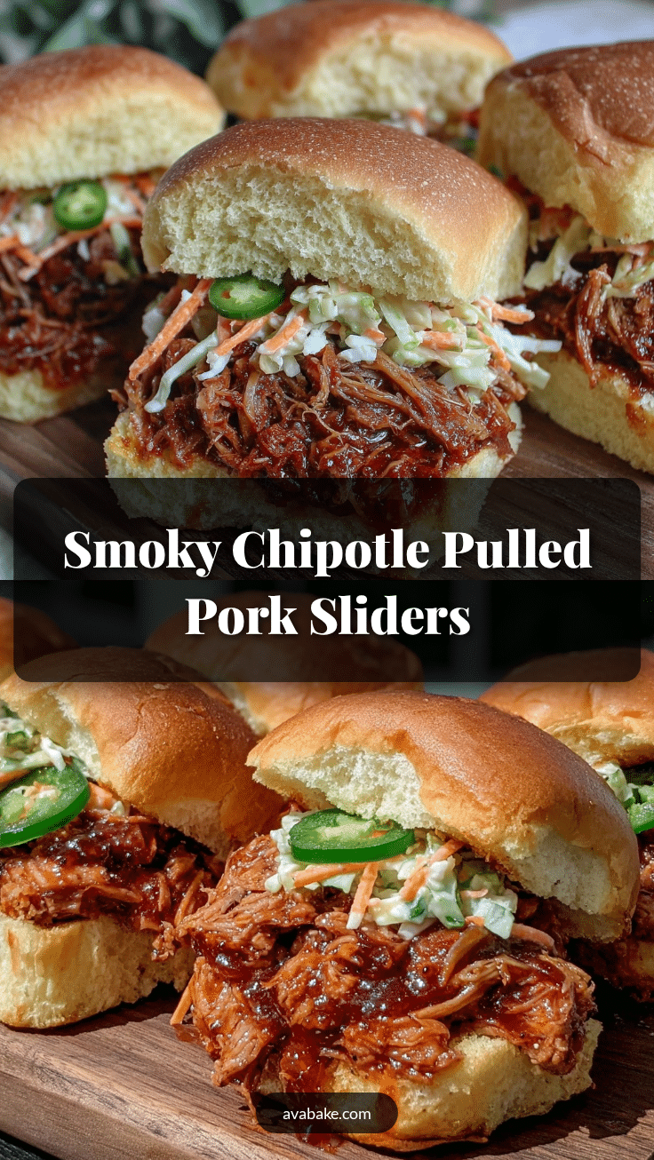 smoky chipotle bbq pulled pork sliders recipe