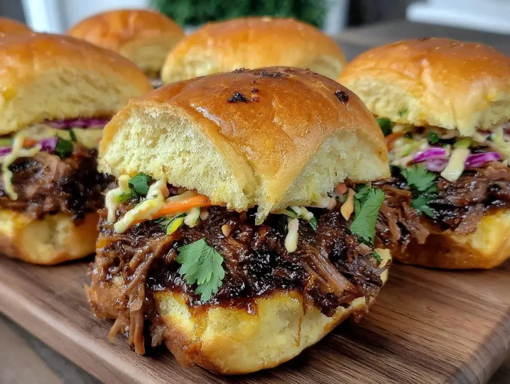 smoky chipotle beef brisket sliders - featured image