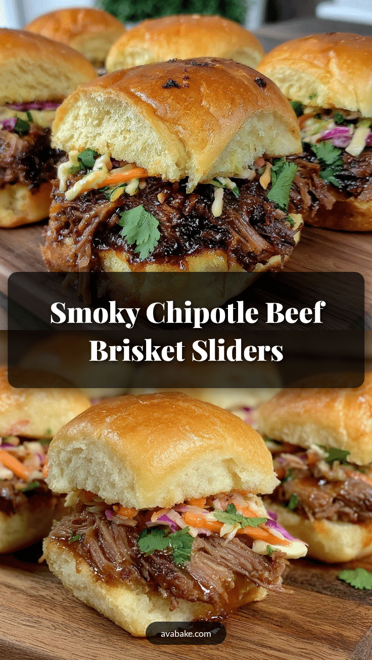 smoky chipotle beef brisket sliders recipe