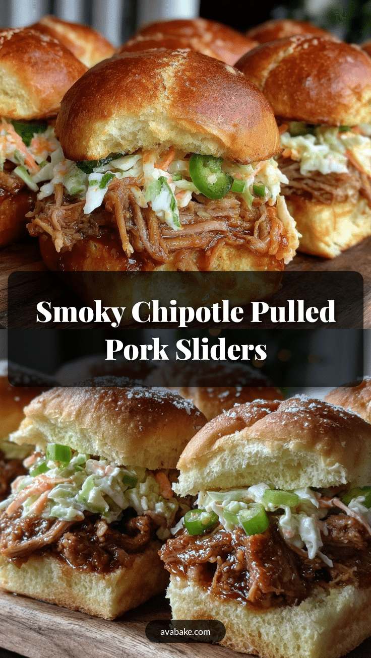 smoky chipotle pulled pork sliders recipe
