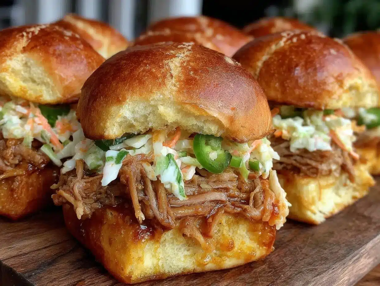 smoky chipotle pulled pork sliders - featured image