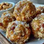 soft no-bake peanut butter oat energy balls - featured image