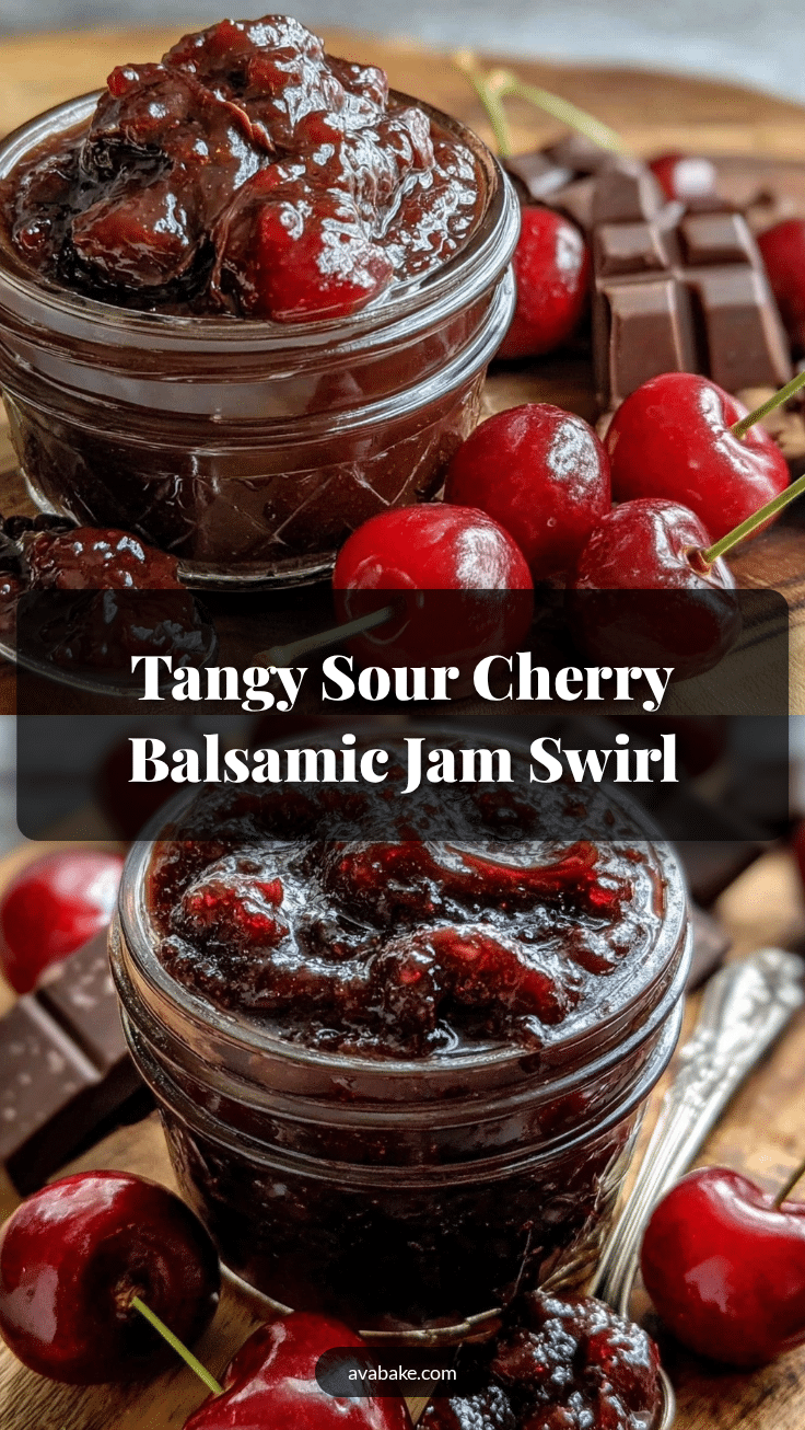 sour cherry balsamic jam recipe