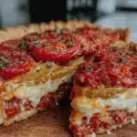 southern heirloom tomato pie - featured image