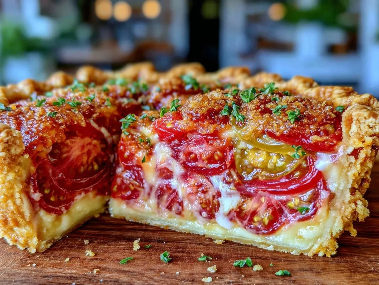 southern heirloom tomato pie preparation steps