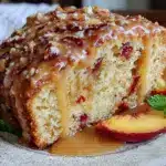 southern peach pound cake - featured image