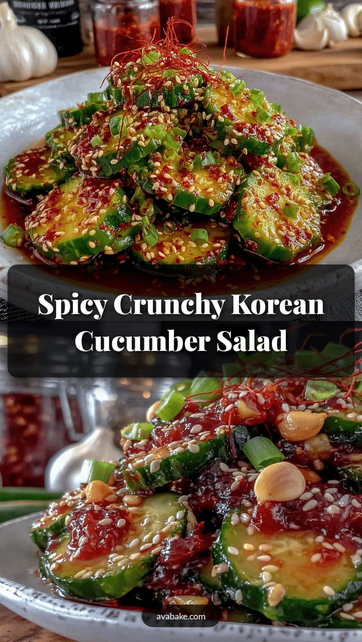 spicy crunchy korean cucumber salad recipe