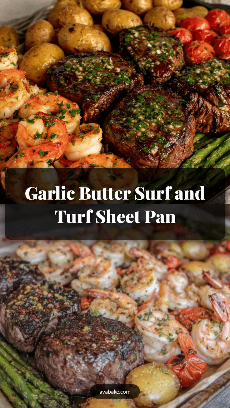 surf and turf sheet pan dinner recipe