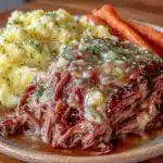 tender crockpot pot roast - featured image