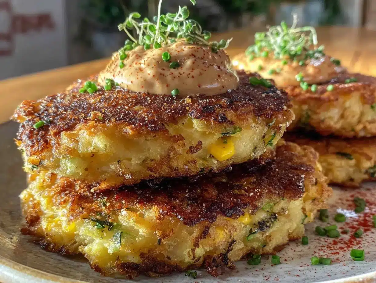 zucchini corn fritters preparation steps